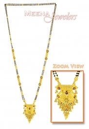 22Kt Gold Long Mangalsutra