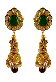 22karat Gold Antique Earrings
