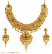 22K Gold Exclusive Necklace Set