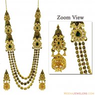 22k Exquisite kundan Set(3 Layered)