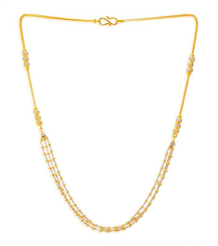 22kt Gold Fancy Two Tone Chain