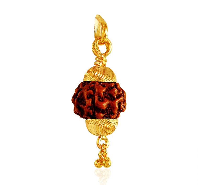22k Gold Rudraksh Pendant
