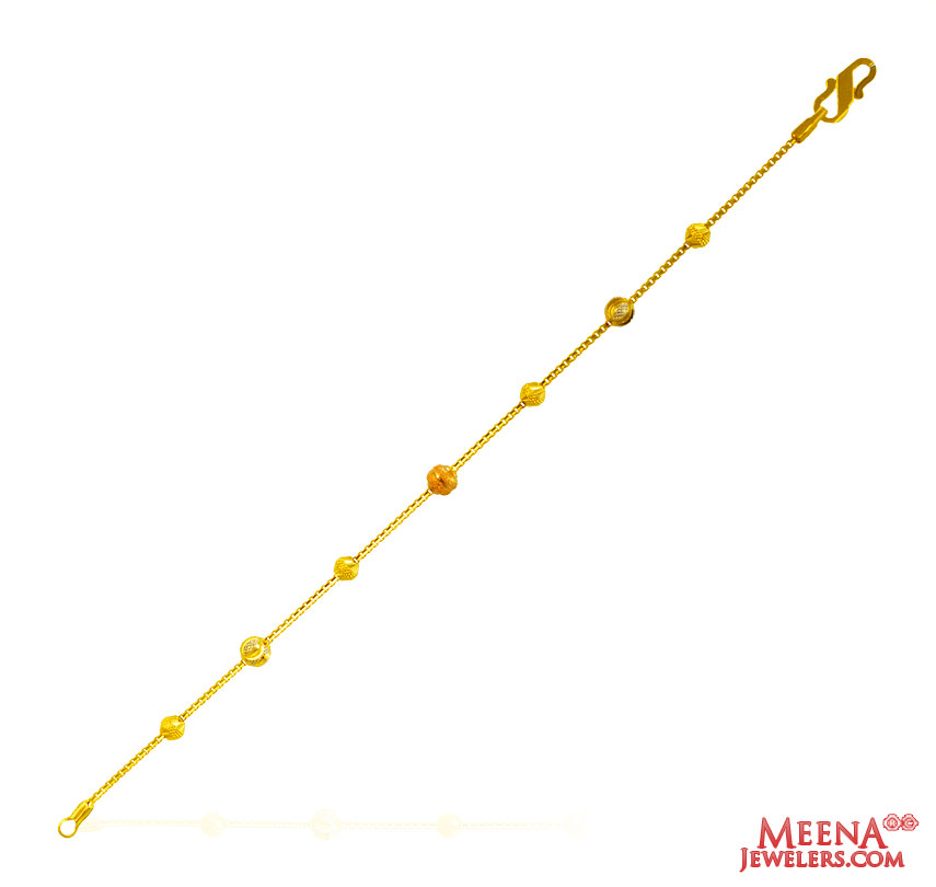 22Kt Gold TwoTone Bracelet 
