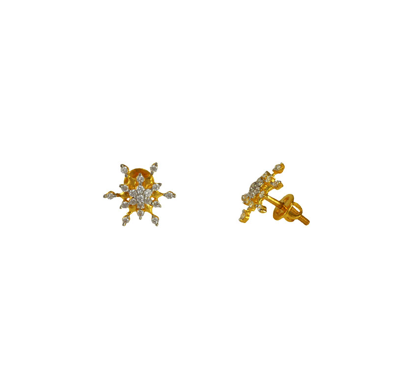 22 Kt Gold Fancy Earrings