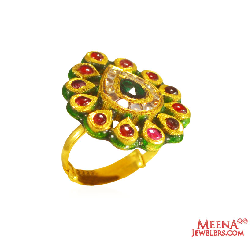 22Kt Gold Kudan Ring