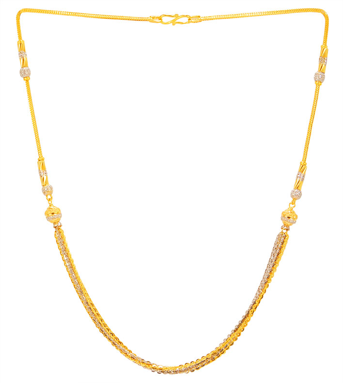 22KT Gold Fancy Necklace Chain 