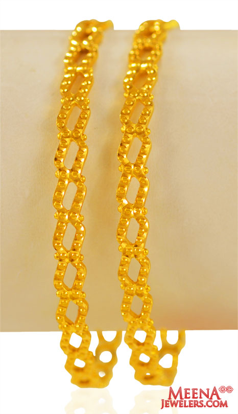 22k Gold bangles (2 pc)