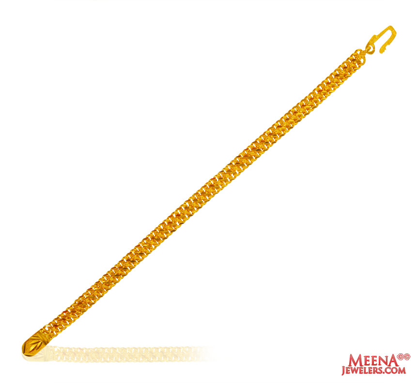 22kt Gold Mens  Bracelet 