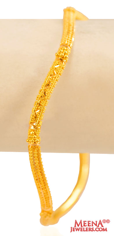 22Kt Fancy Gold Bangle (1 pc)