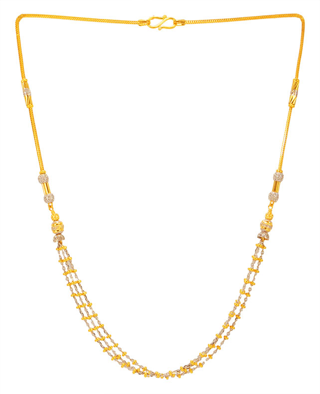 22kt Gold Fancy Necklace Chain
