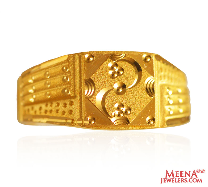 22k Fancy Mens Ring