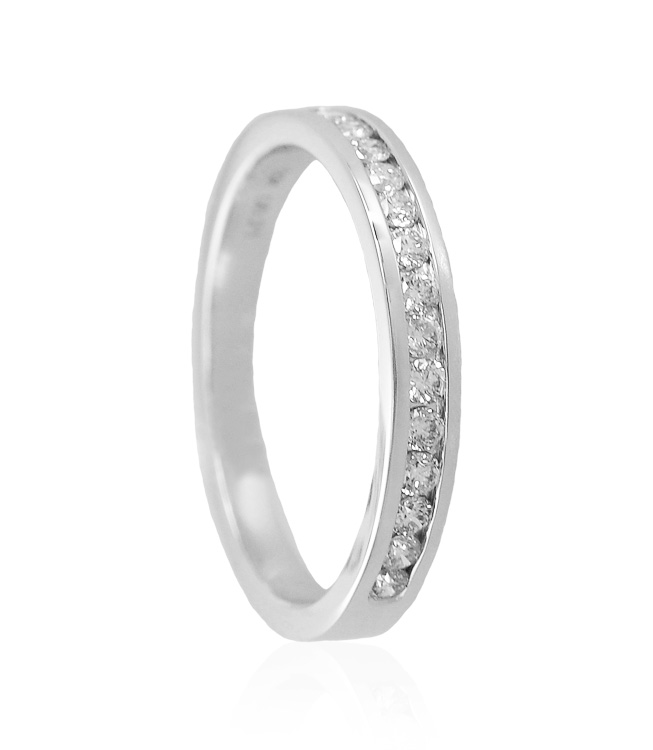 White Gold Diamond Band
