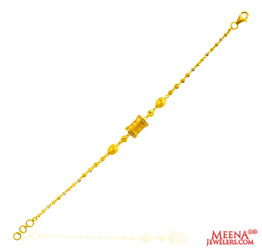 22Kt Gold TwoTone Bracelet 