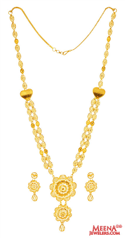 22kt Gold Light Necklace Set