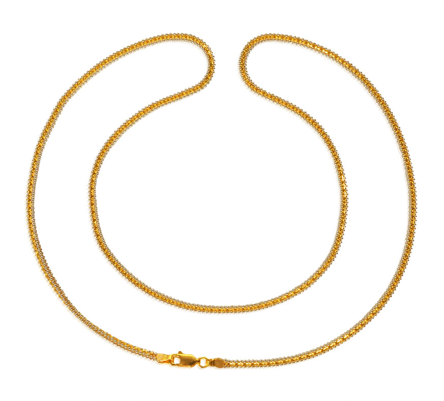 22Kt Gold Box Chain (24 In)