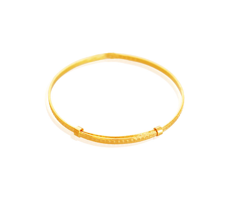 22k Solid Kids Kada (1 PC)