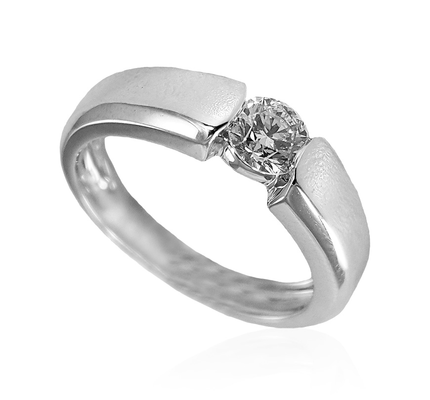 18kt Gold Diamond Ring For Mens