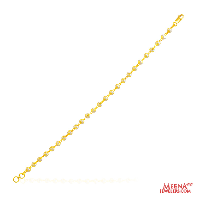 22Kt Gold TwoTone Bracelet 