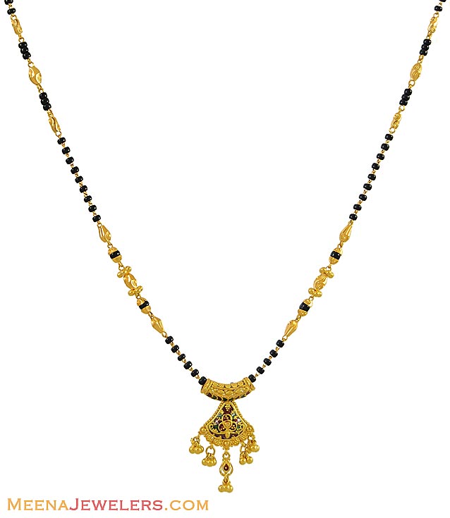 New fancy gold mangalsutra Clearance