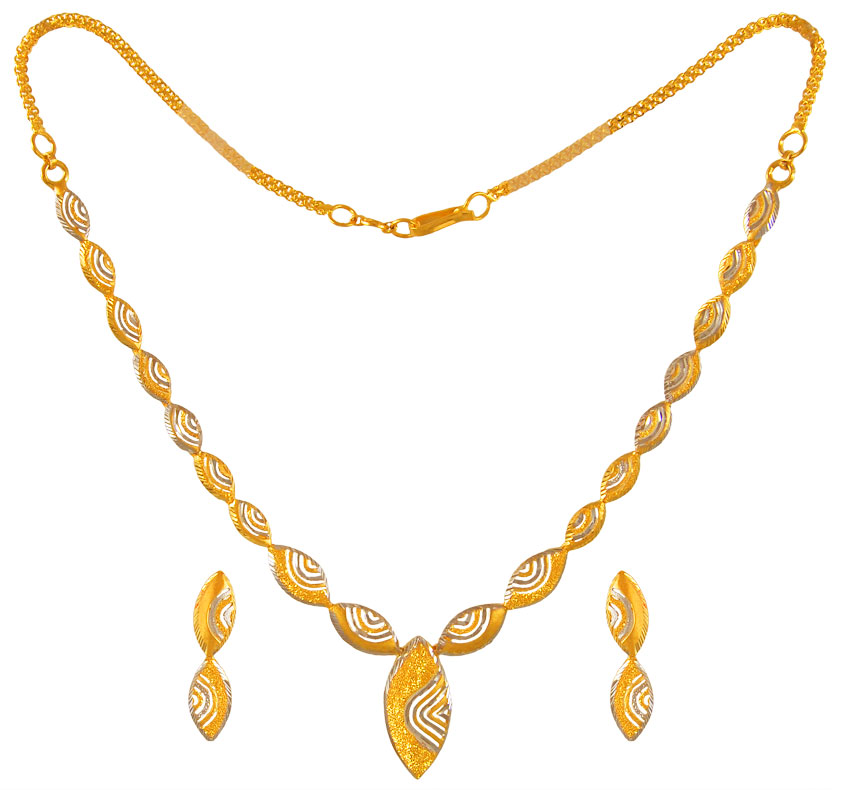22 Karat Gold Necklace Set 