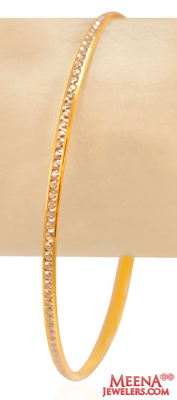 22Kt Gold Two Tone Bangles (1 pc)