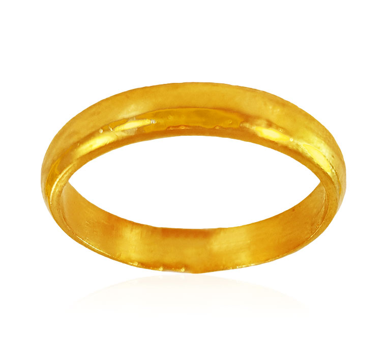 22K Gold Plain Band 