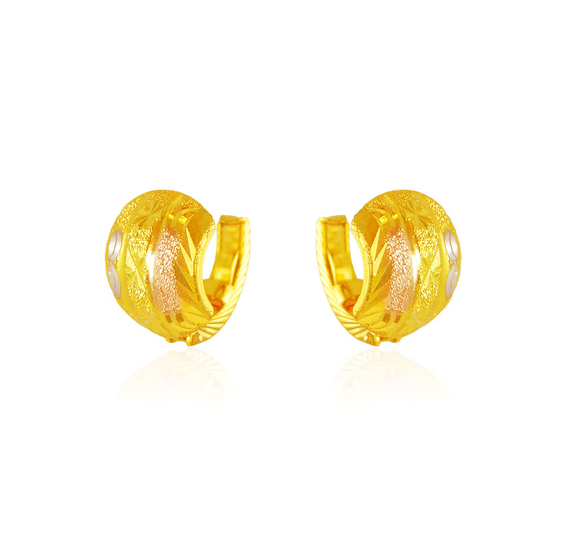 22k Gold  ClipOn Earrings