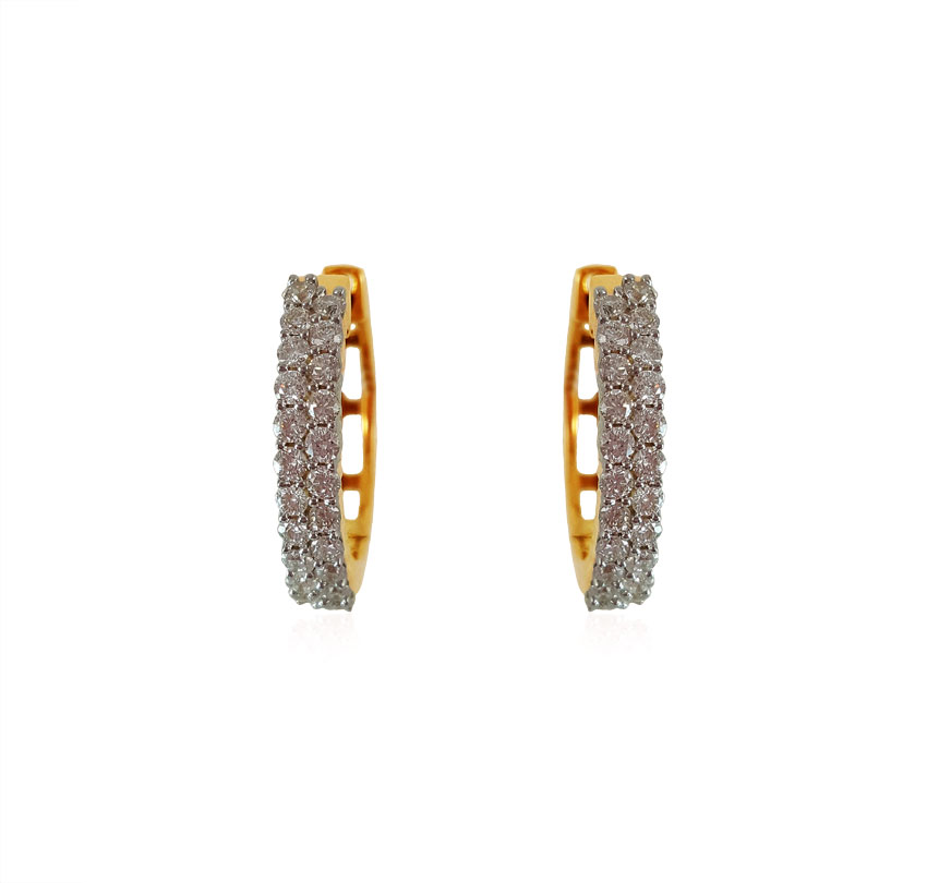 18Karat Gold Diamond Earrings