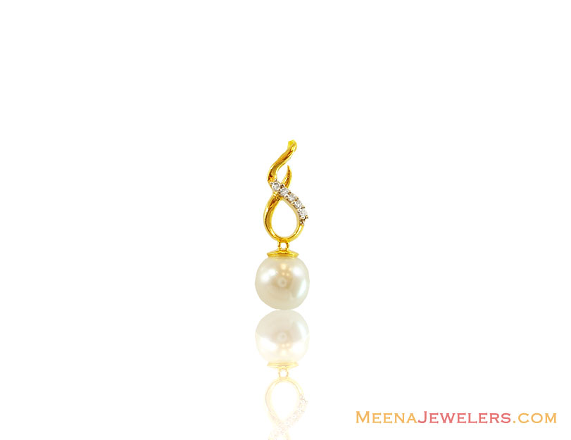 14K Fancy Diamond Pendant 