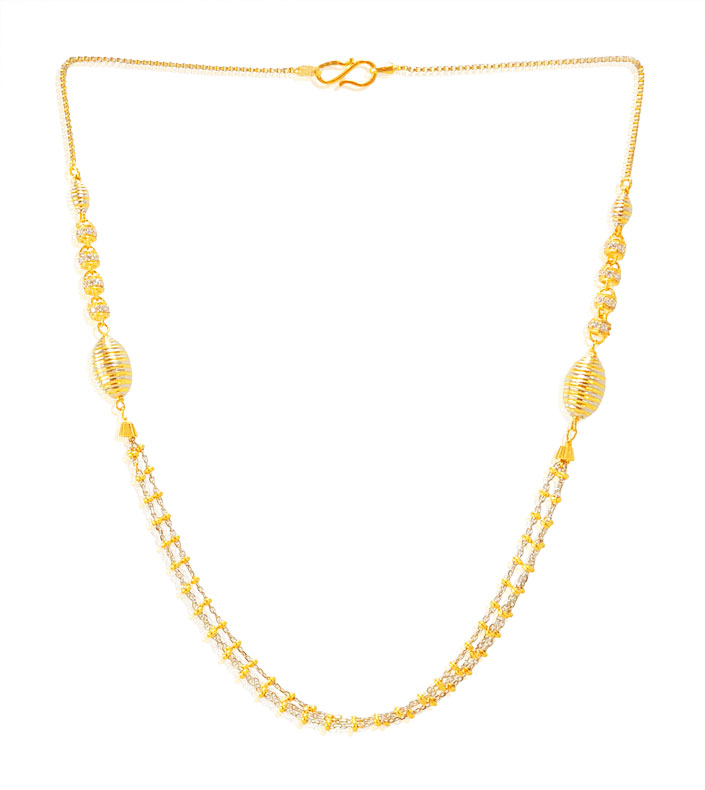 22kt Gold Fancy Chain for Girls