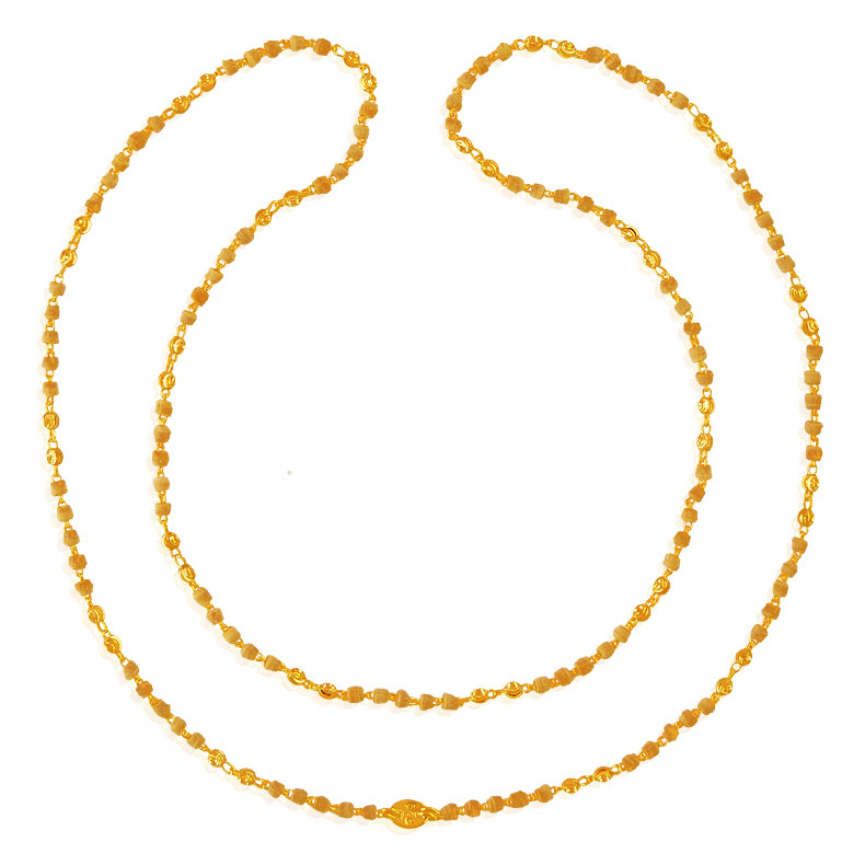 22Karat Gold White Tulsi Mala