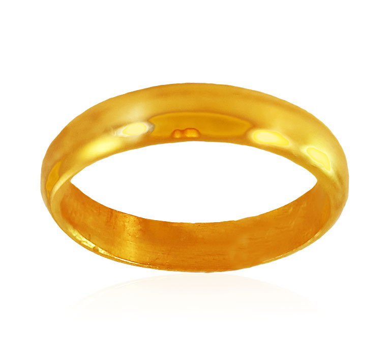22KT Gold Plain Band