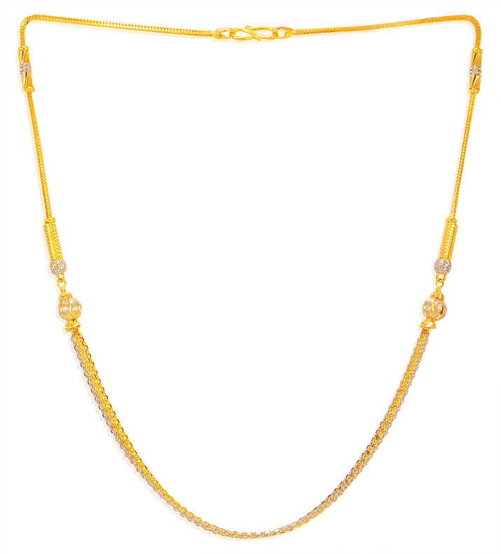 22Karat Gold Designer Chain