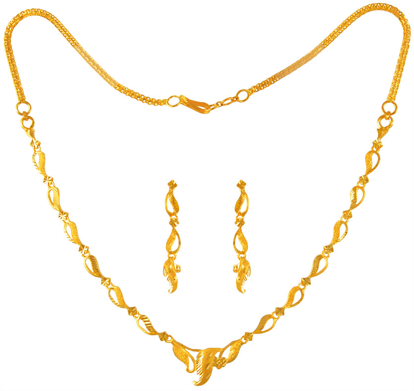 22K Gold Necklace Set