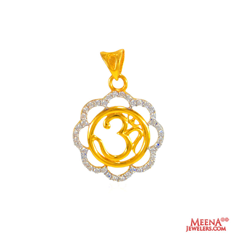 22 Karat OM Pendant