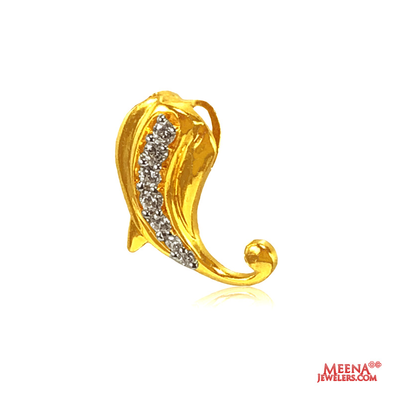 22 Kt Gold Fish Pendant