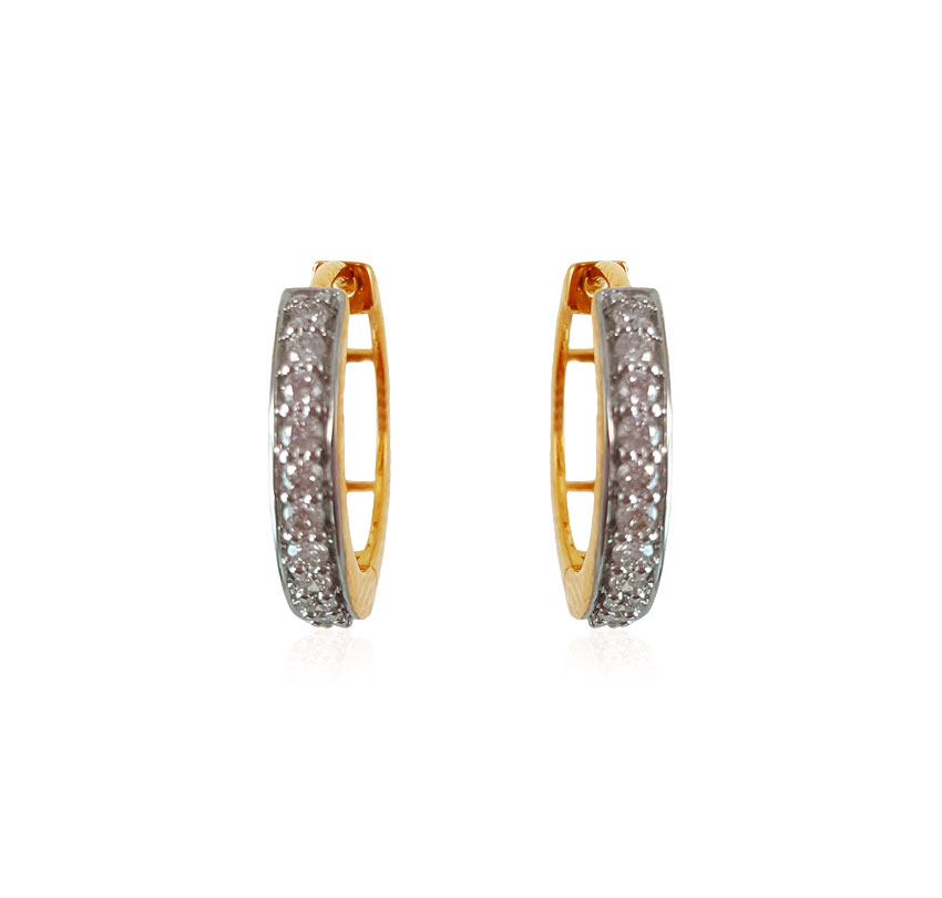 18Karat Gold Diamond Earrings