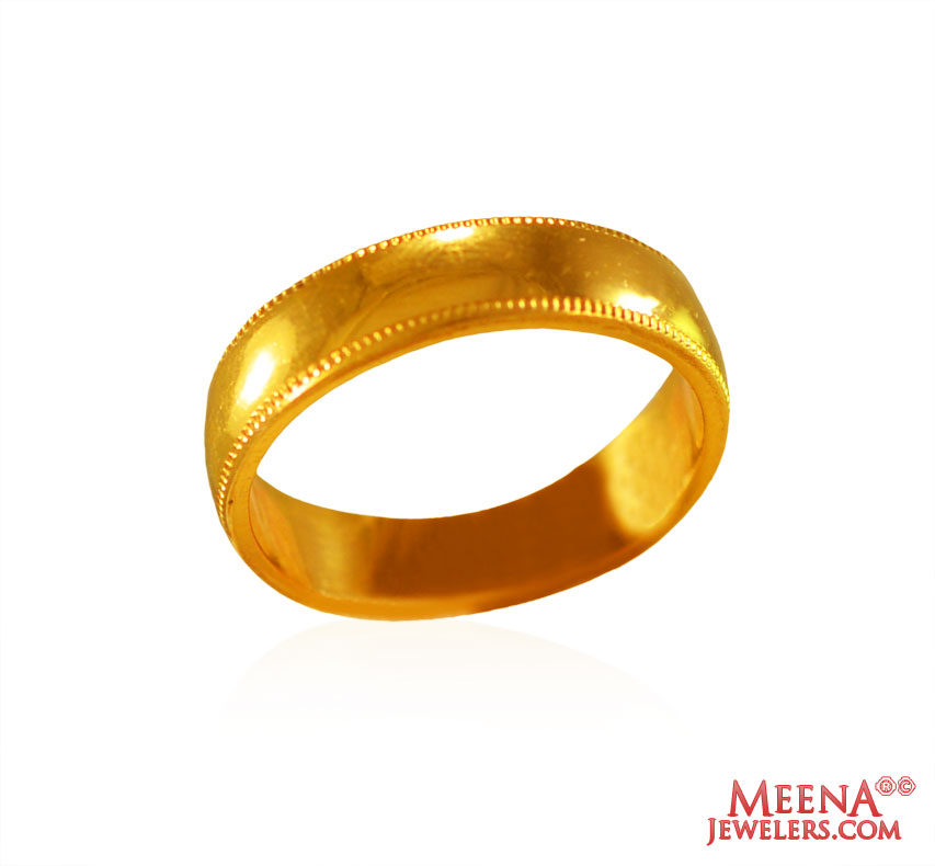 22 Karat Gold Wedding Band