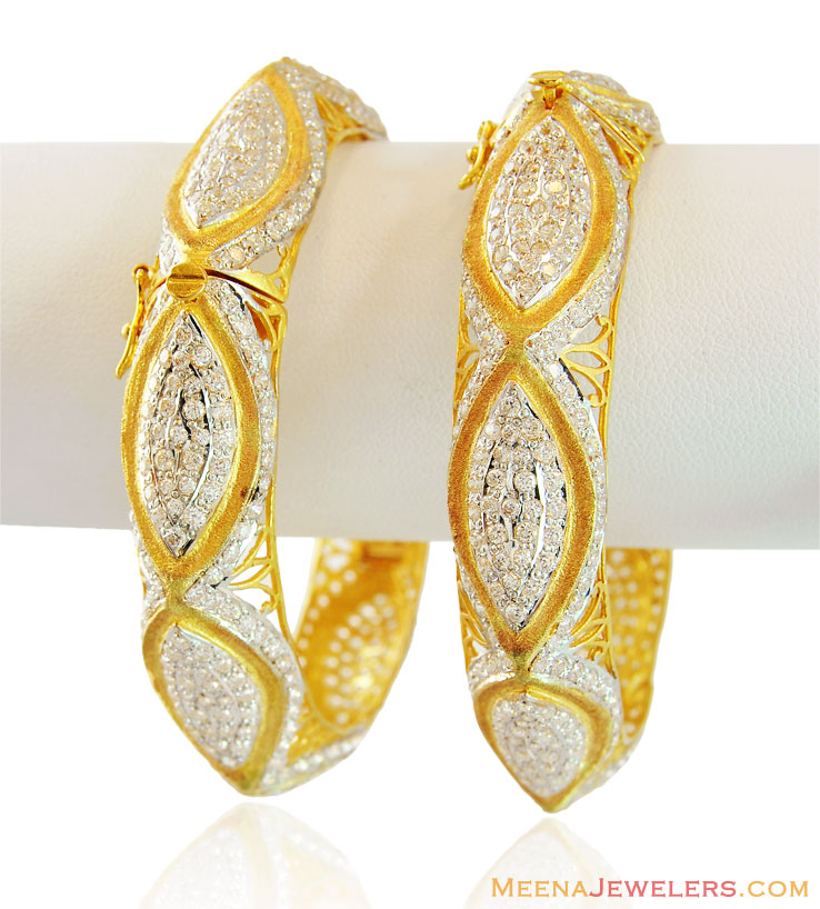 22K Designer Kada(2Pc)