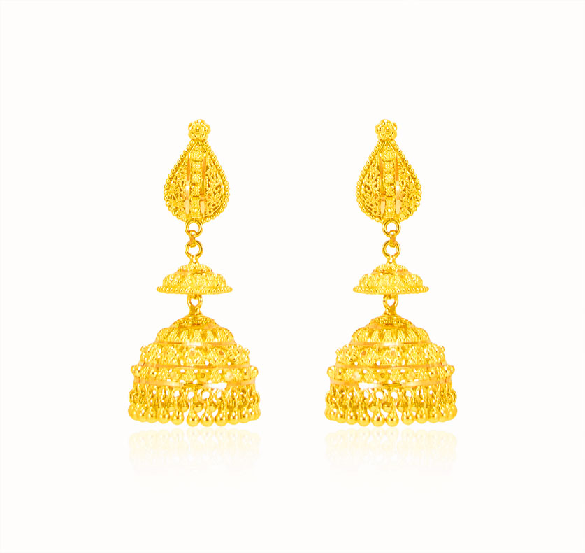 22Kt Gold Fancy Earrings