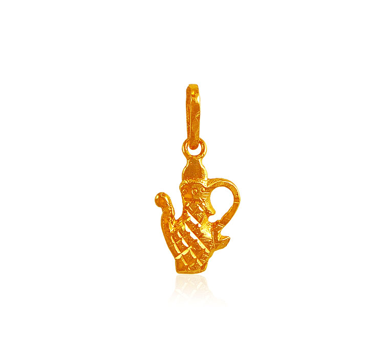 22K Gold Fancy Pendant