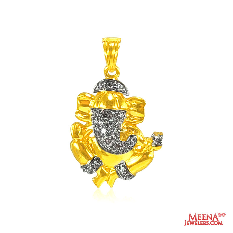 Ganesh Pendant (22K Gold)