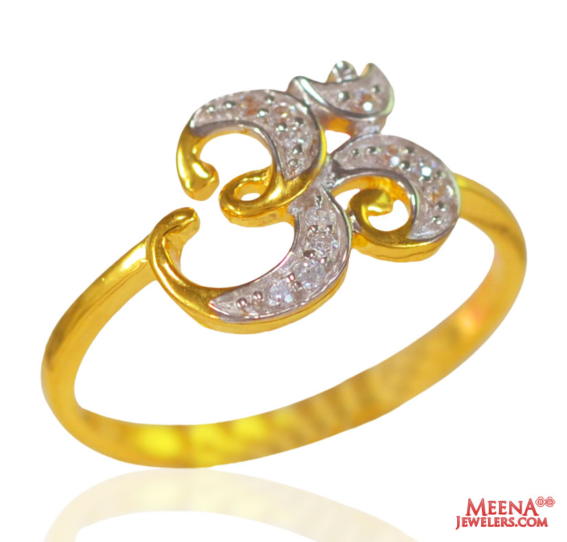 22kt Gold Ladies Signity Ring
