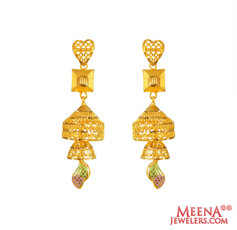 22K Gold layered Earrings 