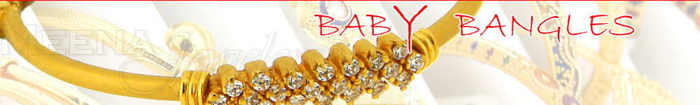 22KT Gold Baby Bangles