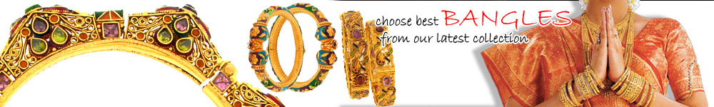 22Kt Gold Antique Finish Bangles