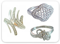 Rings >  Ladies White Gold Rings > 