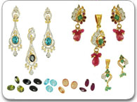 Pendant Sets >  Precious Stone Pendant Sets > 