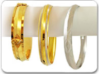 Bangles >  Mens Gold Kada > 