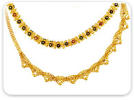 Necklace ( Chains) >  22Kt Gold Fancy Chains > 